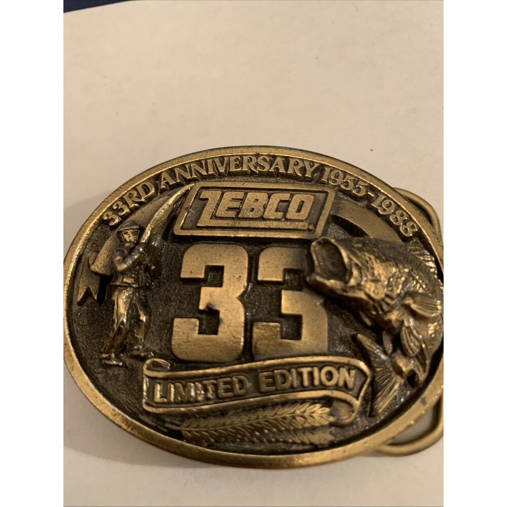 Belt Buckle Zebco 33